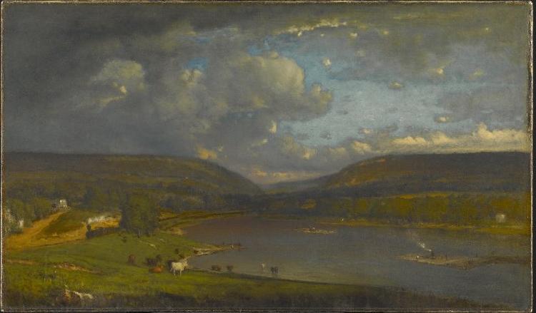 George Inness On the Delaware River oil painting picture